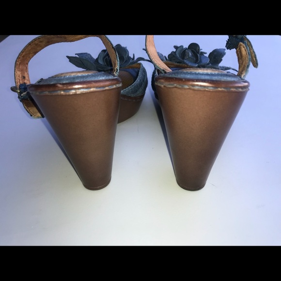 Born blue sandal CORNFLOWER  8 / 39 - Picture 5 of 6